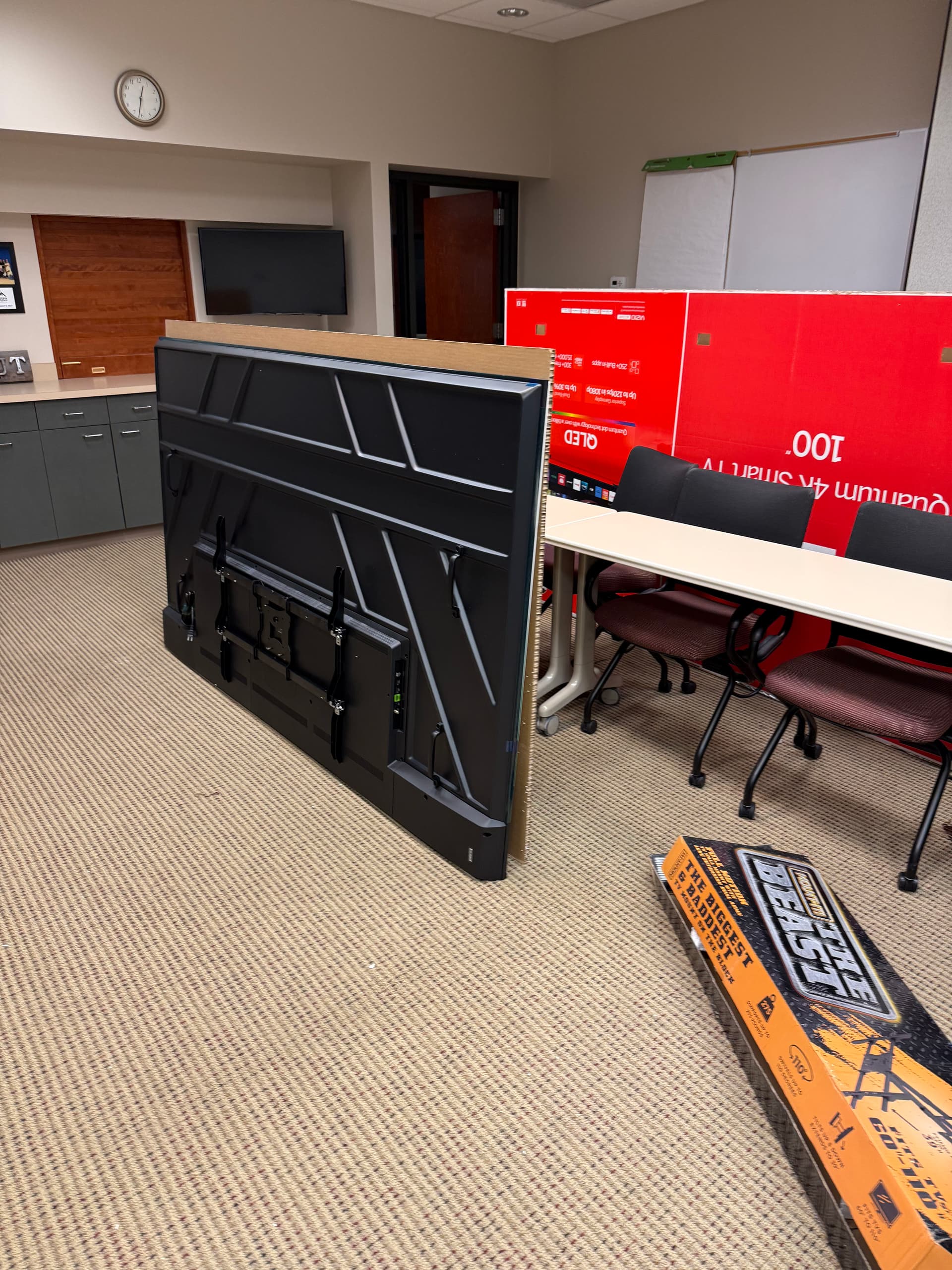 Gallery photos for 100-Inch Vizio Mounted in an Ames Conference Room: Image #2