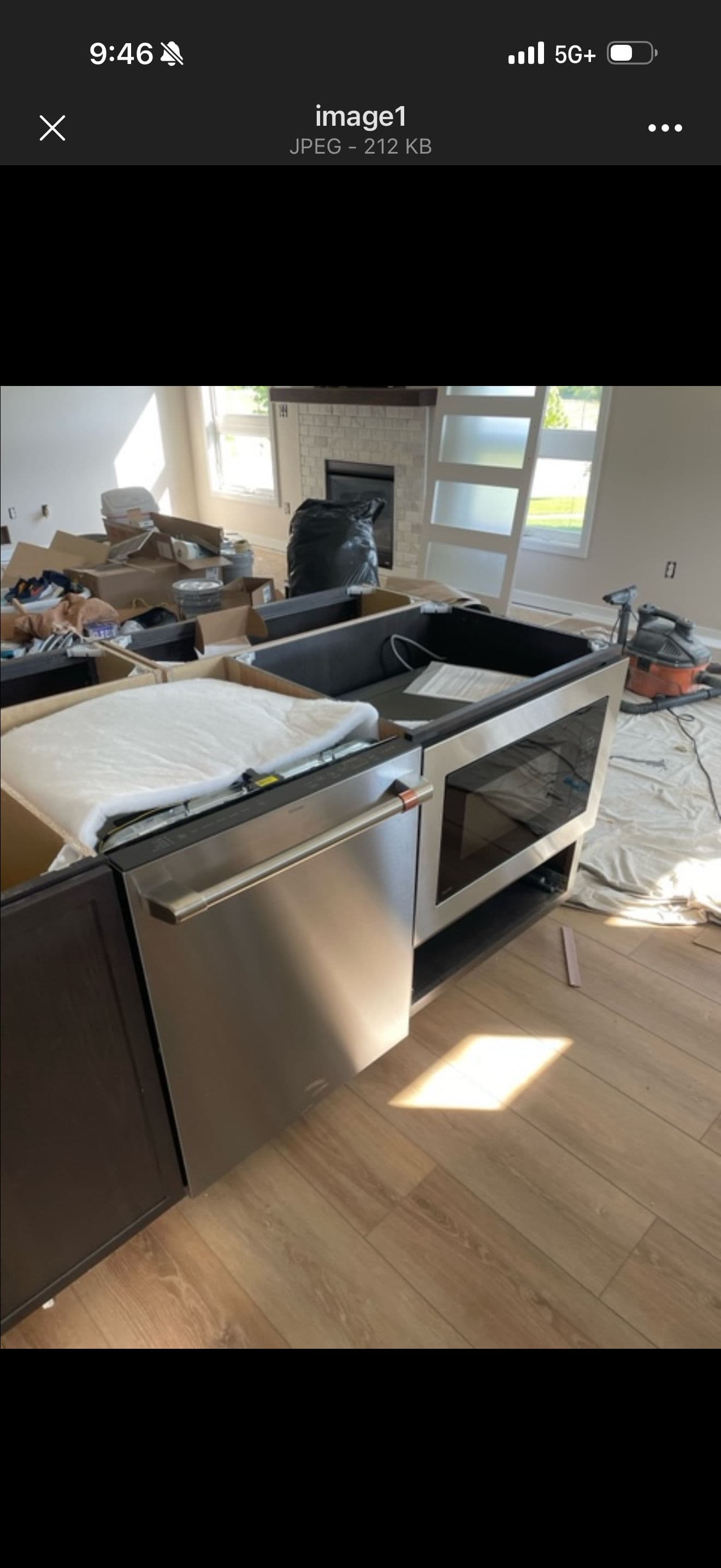 Gallery photos for Getting Appliances Set in a New Construction Kitchen Build: Image #1