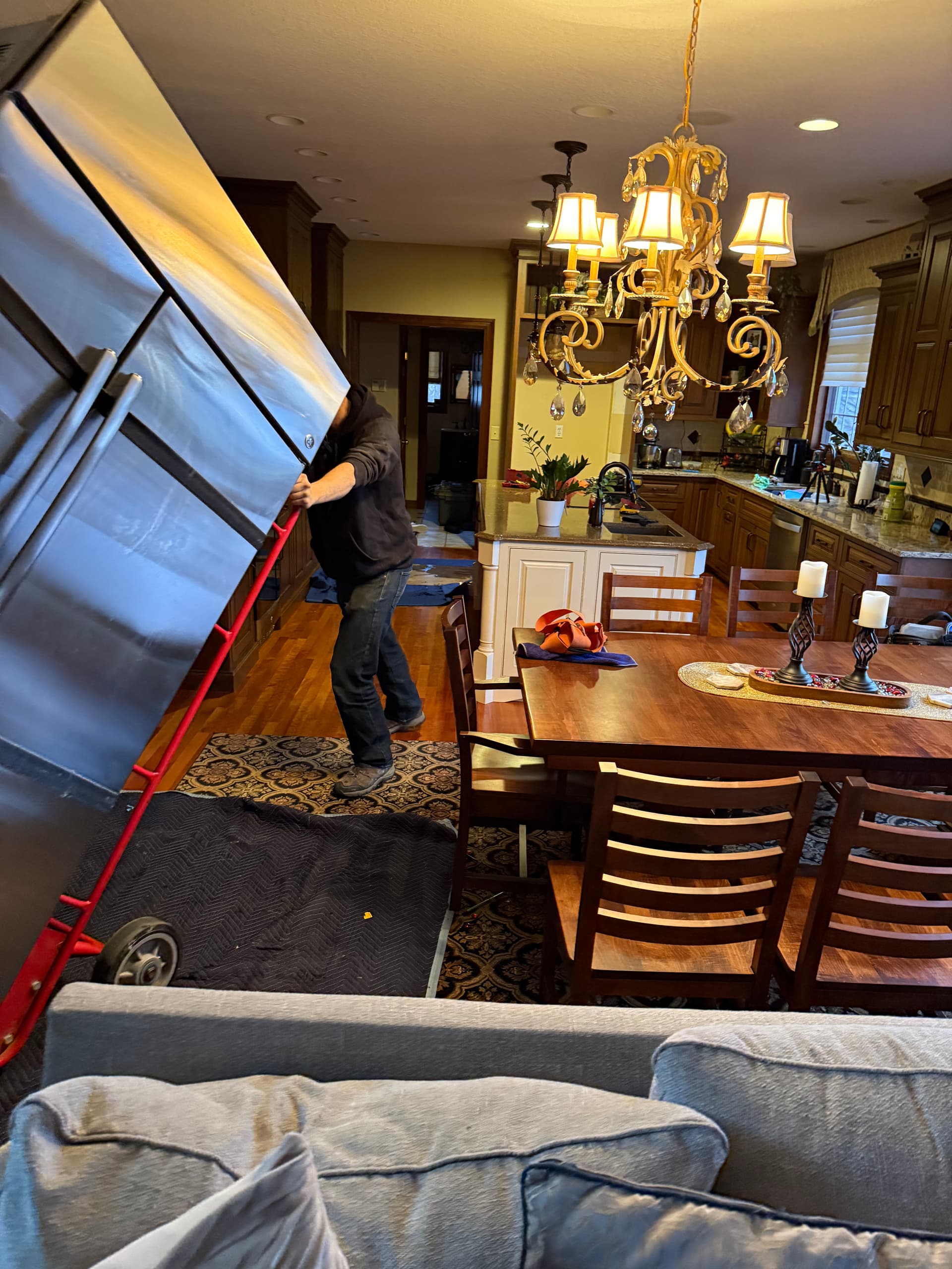 42-Inch Built-In Refrigerator Installation in Urbandale