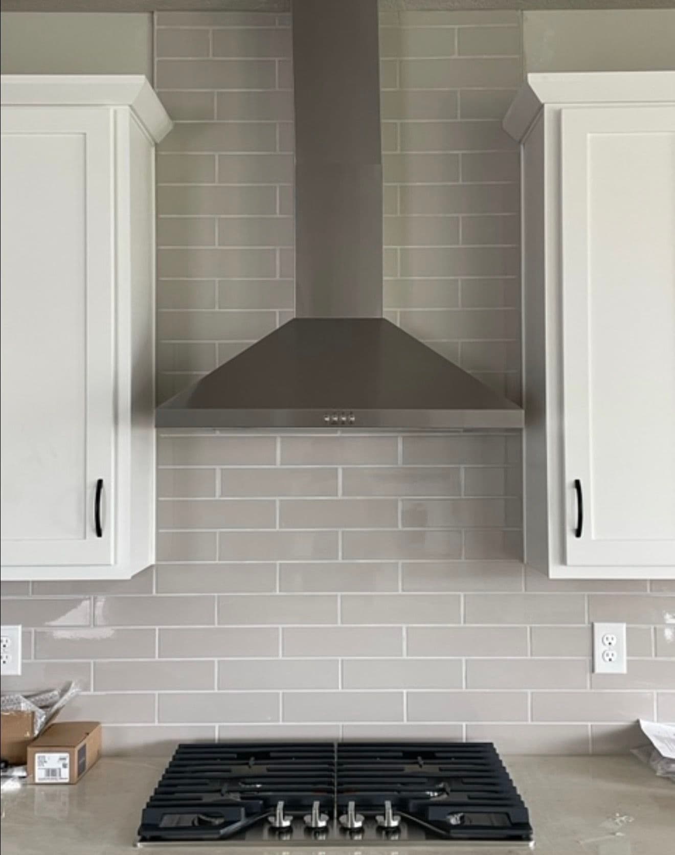 Gas Cooktop and Stainless Hood Installation Done Right image