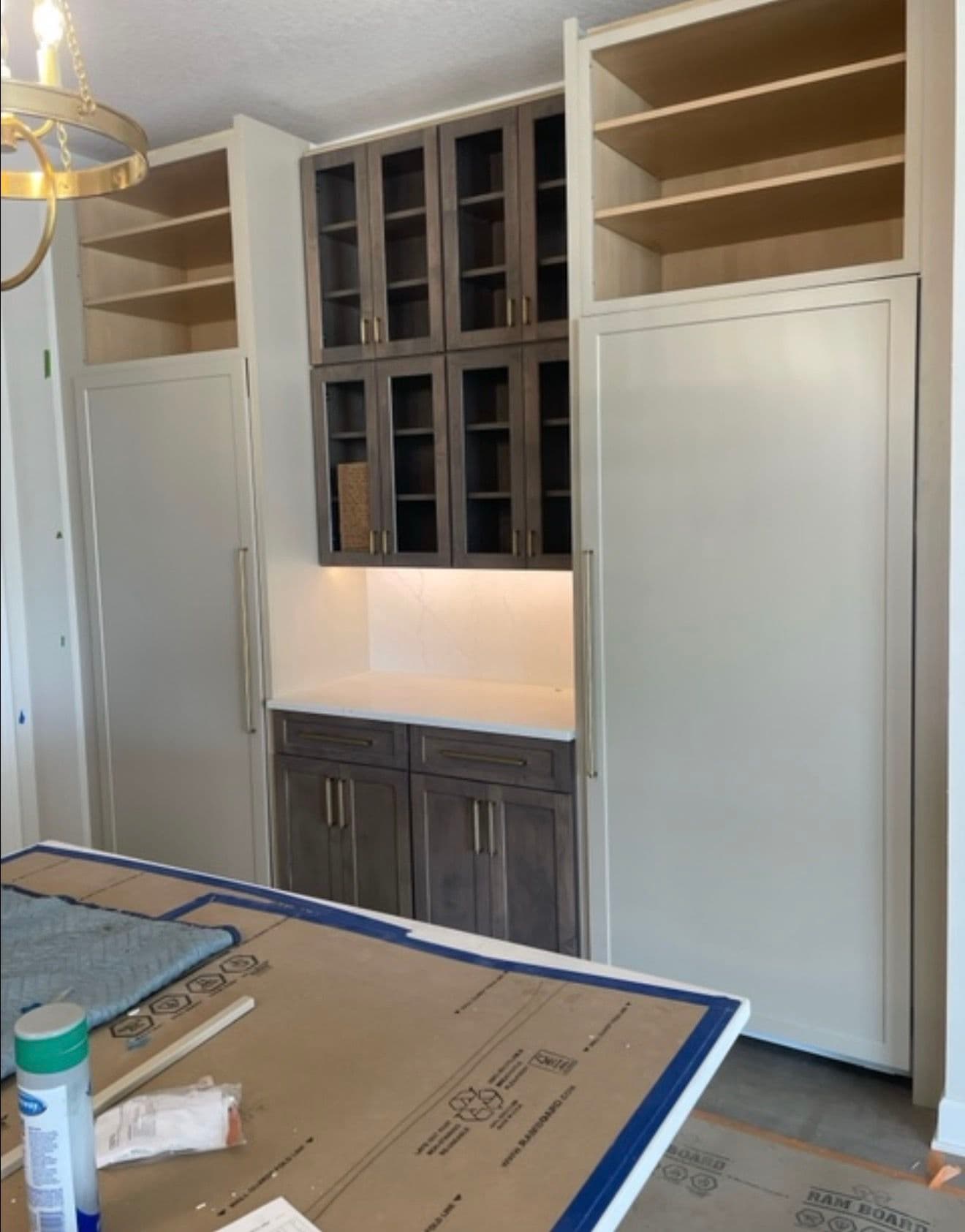 Sub-Zero and Wolf Appliance Install in West Des Moines Custom Home image