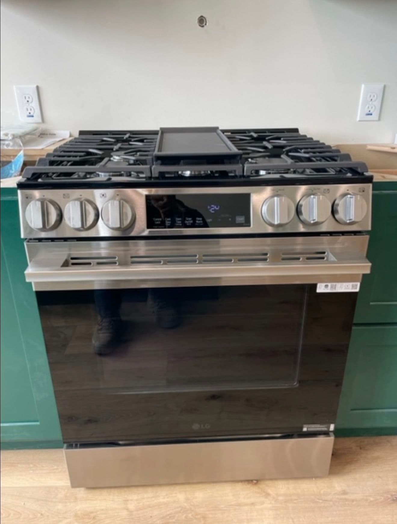 Full Kitchen Appliance Install With LP Gas Range Conversion image