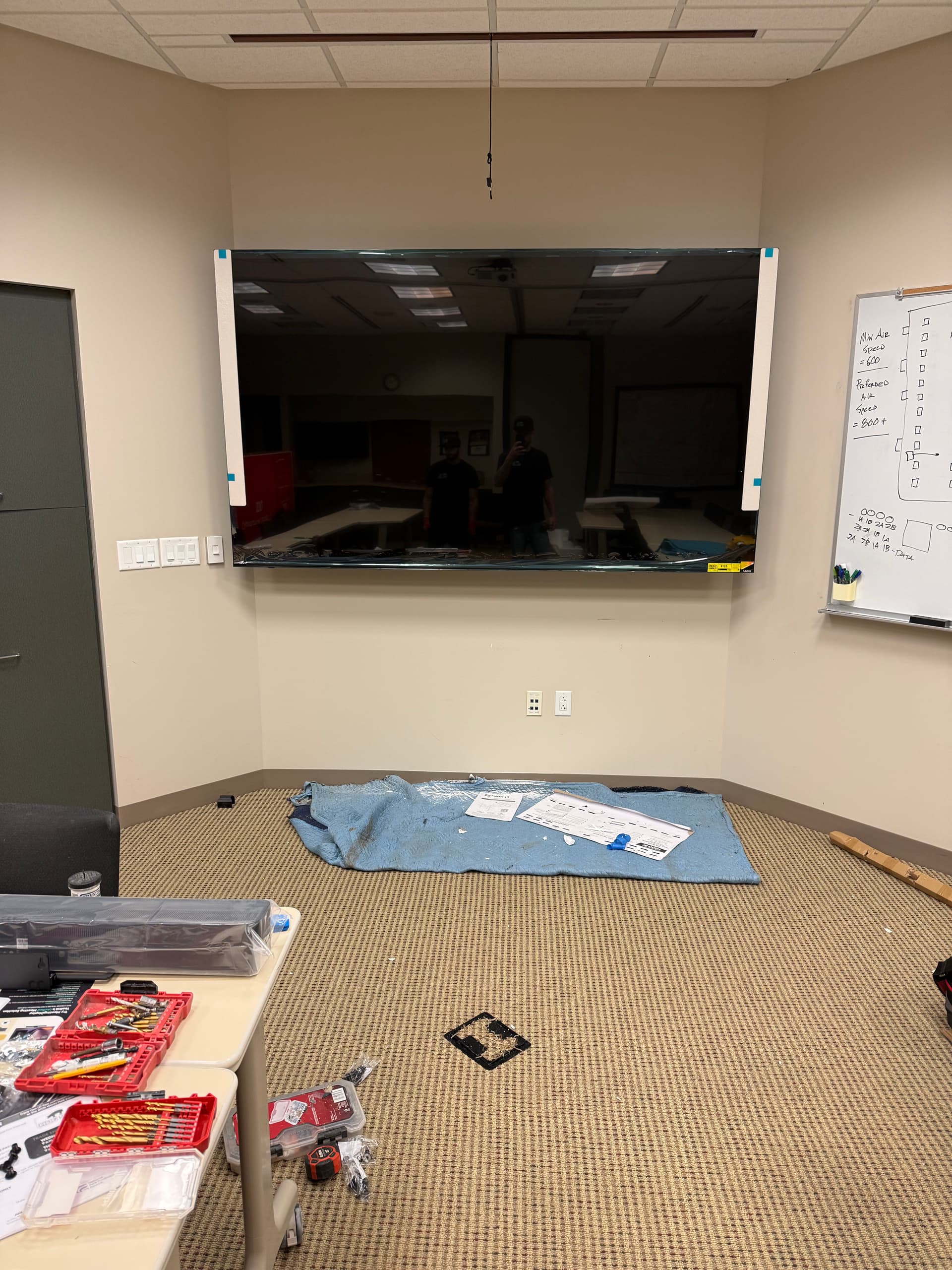 100-Inch Vizio Mounted in an Ames Conference Room image