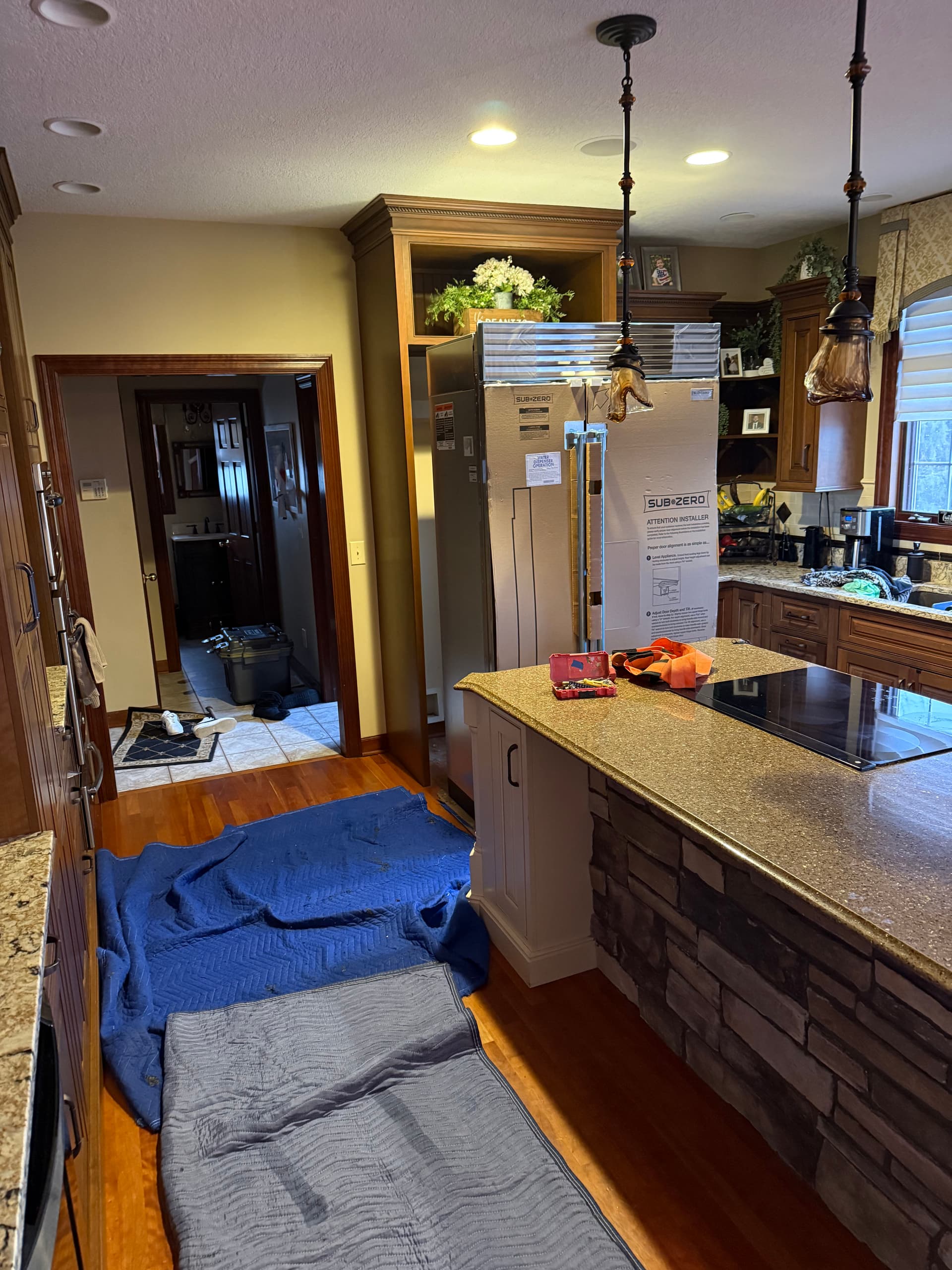 42-Inch Built-In Refrigerator Installation in Urbandale