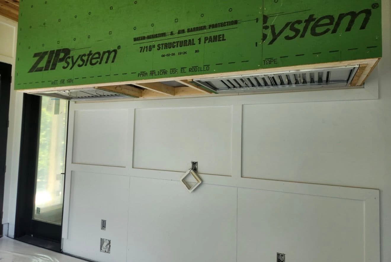Double Hood Kitchen Install in West Des Moines New Construction image