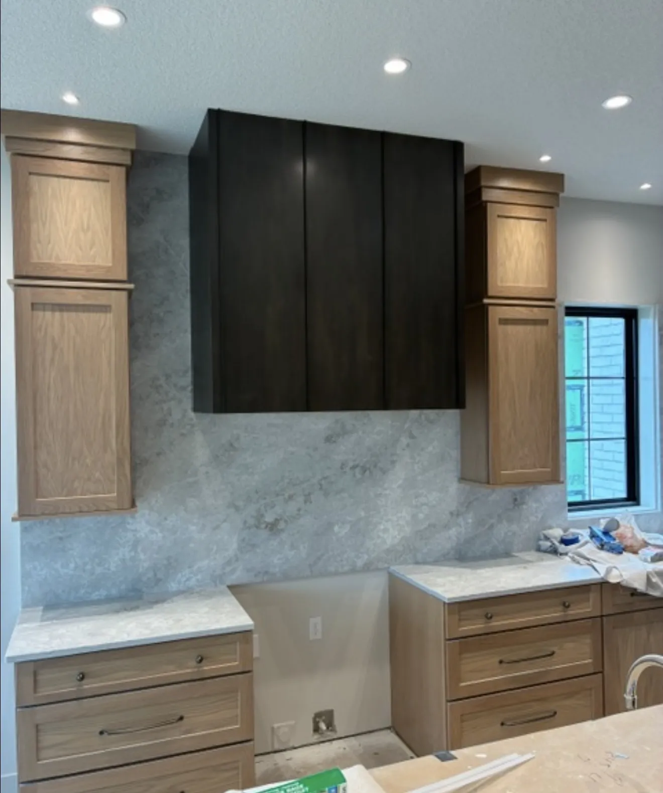 Gallery photos for Massive Copper Hood Strout Install with 42-Inch Insert: Image #3