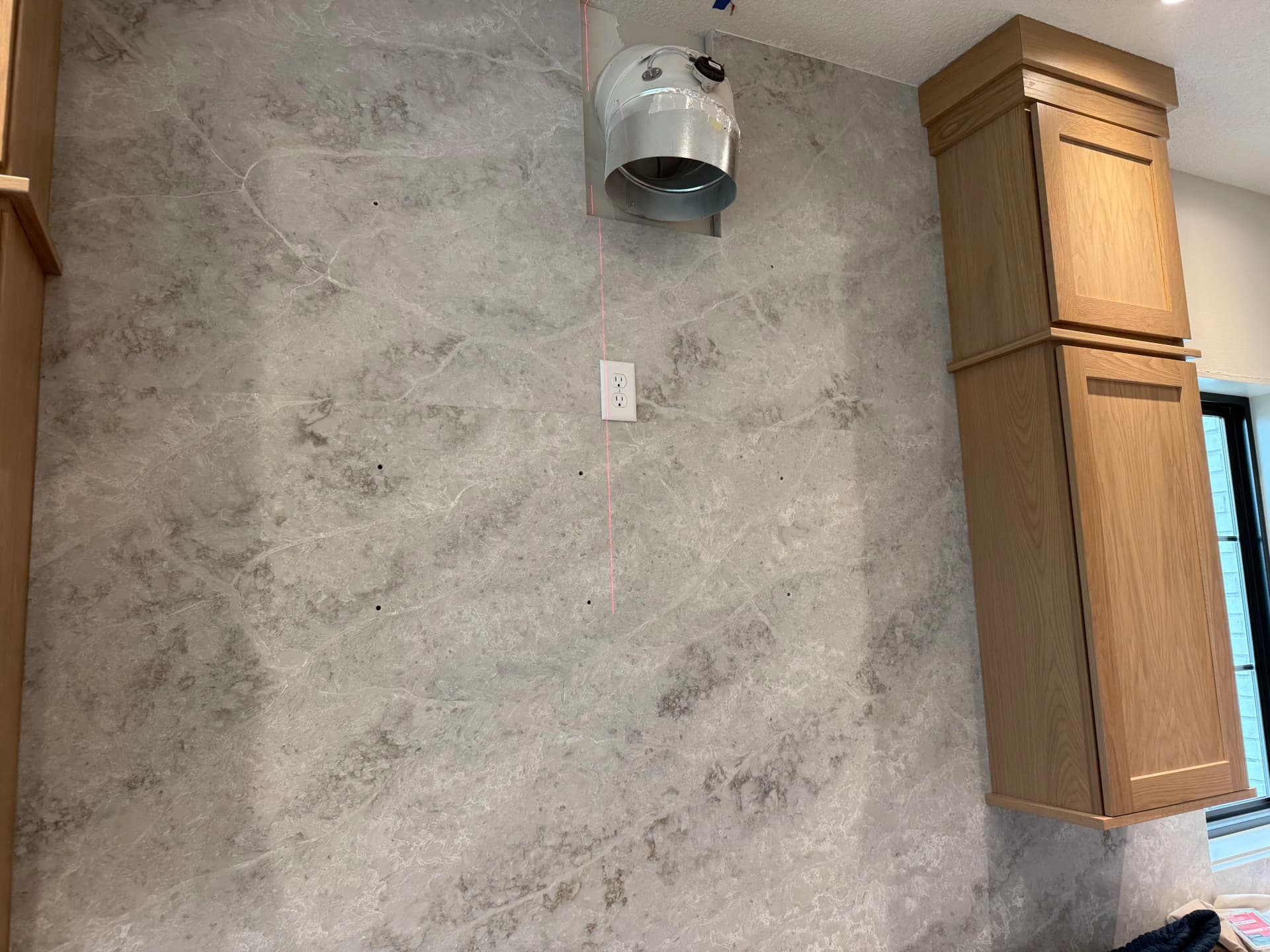 Gallery photos for Massive Copper Hood Strout Install with 42-Inch Insert: Image #2
