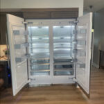Double door refrigerator appliance installation in iowa